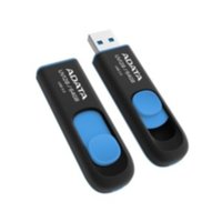 ADATA  UV128 64GB USB 3.0 pendrive - Fekete/Kék AUV128-64G-RBE kép, fotó