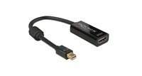 Delock  Átalakító Adapter - miniDisplayport 1.2 (apa) - HDMI (anya) 4K Passzív - Fekete 62613 kép, fotó