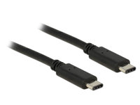 Delock  Átalakító Kábel - USB C 2.0 (apa) -> USB C 2.0 (apa) - 1m 83673 kép, fotó