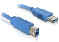 Delock  USB 3.0 A - USB 3.0 B apa/apa adapter - 1 m 82580 kép, fotó