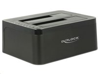 Delock  Dokkoló Állomás - SATA -> USB 3.0 Dual HDD - klónozás funkció 62661 kép, fotó