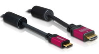 Delock  HDMI A to HDMI C mini cable male - male 3m 84337 kép, fotó