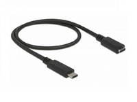 Delock  SuperSpeed USB 3.1 Type-C kábel - 0.5m 85532 kép, fotó