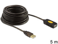 Delock  USB 2.0 Type-A apa/anya hosszabbító kábel - 5 m 82308 kép, fotó