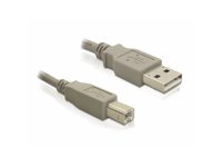 Delock  USB 2.0 Type-A (apa) - USB 2.0 Type-B (apa) kábel - 3 m 82216 kép, fotó