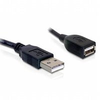 Delock  kábel USB 2.0 A-A male to female hosszabbító, 0.15 m 82457 kép, fotó