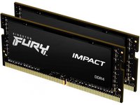 Kingston  Fury Impact DDR4 32GB 2666MHz (Kit of 2) laptop memória KF426S15IB1K2/32 kép, fotó