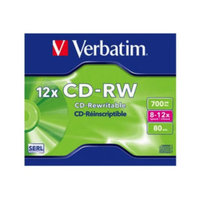 Verbatim  CD-RW 700MB 12x Újraírható CD lemez 43148 kép, fotó
