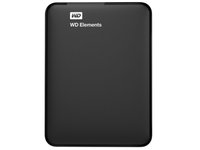Western Digital  Elements 1TB 2,5" USB 3.0 Külső HDD - Fekete WDBUZG0010BBK-WESN kép, fotó