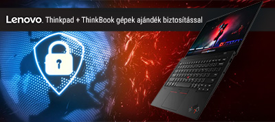 Lenovo ThinkBook és ThinkPad notebookok most ajándék balesetbiztosítással!