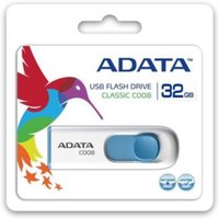 ADATA  C008 32GB pendrive - Fehér/Kék AC008-32G-RWE kép, fotó