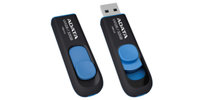 ADATA  UV128 32GB USB 3.0 pendrive - Fekete/Kék AUV128-32G-RBE kép, fotó
