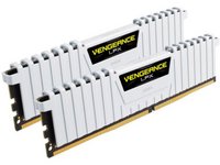 Corsair  Vengeance LPX Fehér DDR4 16GB/3000MHz (2 x 8GB) CL15 gamer desktop memória CMK16GX4M2B3000C15W kép, fotó