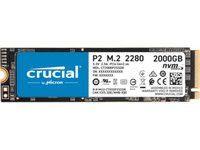 Crucial  P2 2TB M.2 PCIe Gen3x4 NVMe 2280 SSD CT2000P2SSD8 kép, fotó