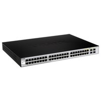 D-Link  Switch 44X1000MBPS+4X Combo 1000BAase-T/SFP Smart DGS-1210-48 kép, fotó