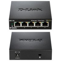 D-Link  Switch 5x1000Mbps fémházas Desktop DGS-105/E kép, fotó