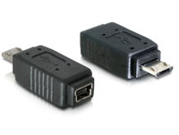 Delock  Átalakító USB micro-B male to mini USB 5pin 65063 kép, fotó