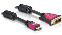 Delock  HDMI-A to DVI apa/apa adapter - 5m 84344 kép, fotó
