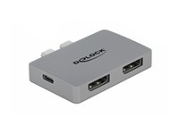 Delock  USB Type-C - DisplayPort duális adapter 64001 kép, fotó