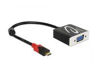 Delock  USB Type-C to VGA apa/anya adapter - 20cm 62994 kép, fotó