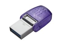 Kingston  DataTraveler microDuo 64GB - USB 3.2 Gen 1 Type-C pendrive - Lila DTDUO3CG3/64GB kép, fotó