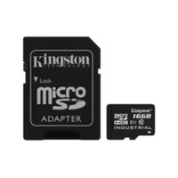 Kingston  Industrial Temp 16GB microSDHC memóriakártya + adapter SDCIT/16GB kép, fotó