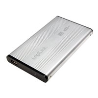 Logilink  2.5"-os USB 2.0-ás hordozható SATA-s merevlemez ház - Szürke UA0041A kép, fotó