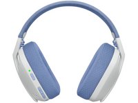 Logitech  G435 Vezeték nélküli fehér-kék gamer headset 981-001074 kép, fotó