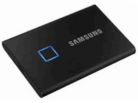 Samsung  Portable SSD USB3.2 500GB, T7 Touch, Fekete MU-PC500K/WW kép, fotó