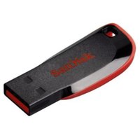 SanDisk  Cruzer Blade 32GB pendrive - Fekete/Piros 114712 kép, fotó