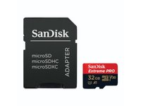 SanDisk  Extreme Pro 32GB microSDHC memóriakártya + adapter 173427 kép, fotó