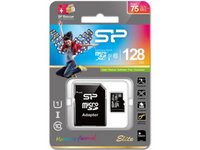 Silicon Power  MicroSD kártya - 128GB microSDXC Elite UHS-1 U1 + Adapter SP128GBSTXBU1V10SP kép, fotó