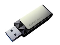Silicon Power  Pendrive - USB 3.0 - TSOP, B30, 32GB, Fekete SP032GBUF3B30V1K kép, fotó
