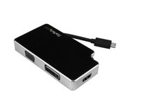 StarTech  USB Type-C travel Adapter - Portreplikátor - Fekete-Ezüst CDPVGDVHDB kép, fotó