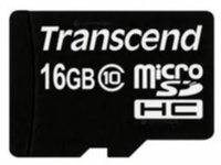 Transcend  16GB microSDHC memóriakártya TS16GUSDHC10	 kép, fotó