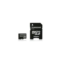 Transcend  8GB microSDHC memóriakártya - adapterrel TS8GUSDHC10 kép, fotó