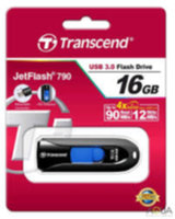 Transcend  JetFlash 790 16GB USB 3.0 pendrive - Fekete TS16GJF790K kép, fotó