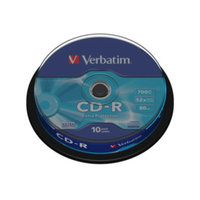 Verbatim  CD-R 700MB 52x Írható CD lemez (10db) 43437 kép, fotó