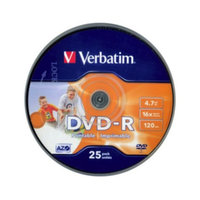 Verbatim  DVD-R 4.7GB 16x Írható DVD lemez nyomtatható (25db) 43538 kép, fotó