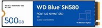 Western Digital  Blue SN580 500 GB PCle NVMe 4.0 M.2 2280 SSD WDS500G3B0E kép, fotó
