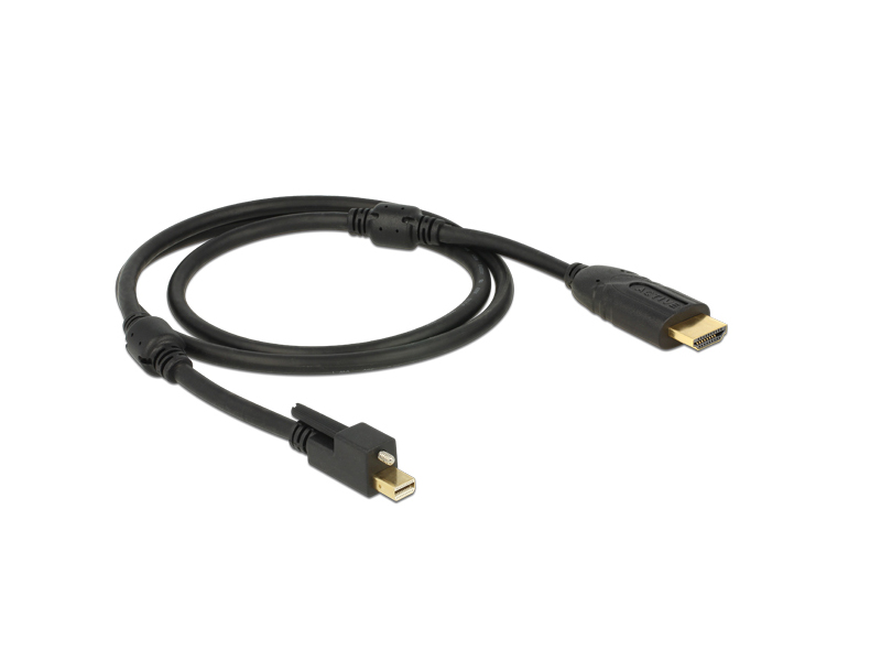 Delock  mini Displayport (apa) - HDMI (apa) adapter - 2 m Adapter, port átalakító