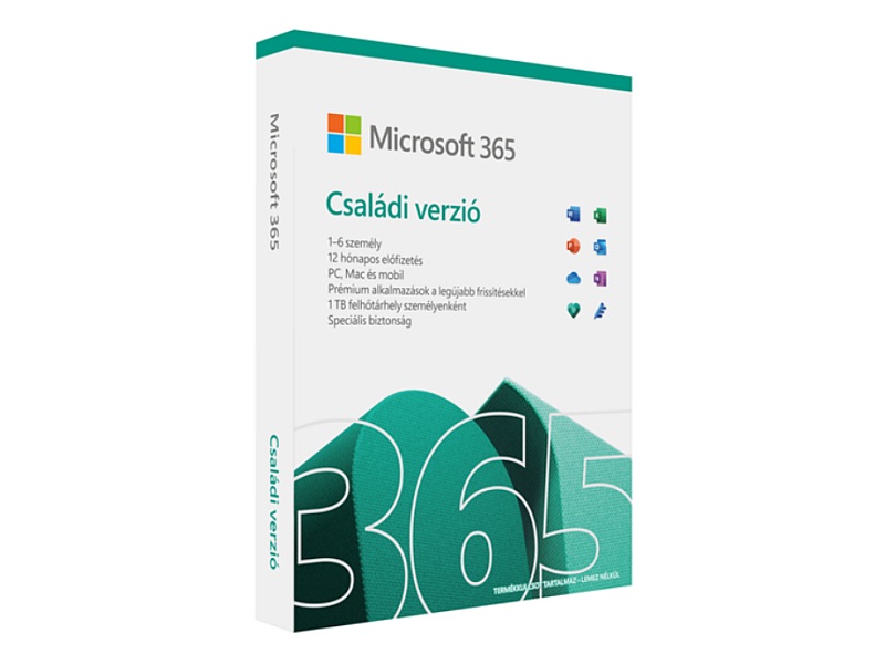 Microsoft  Office 365 Családi verzió P8 - HUN Irodai szoftver