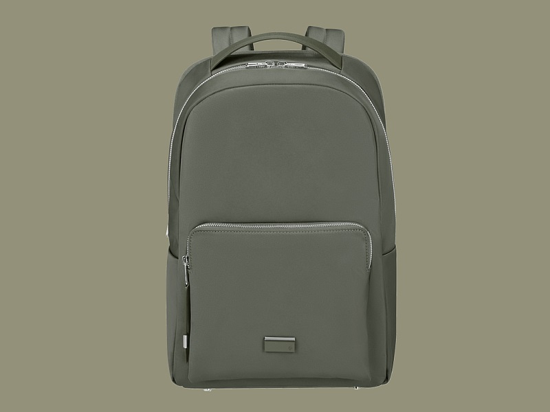 Samsonite  BE-HER Hátizsák 14,1" - Olive Green Laptop táska, védőtok