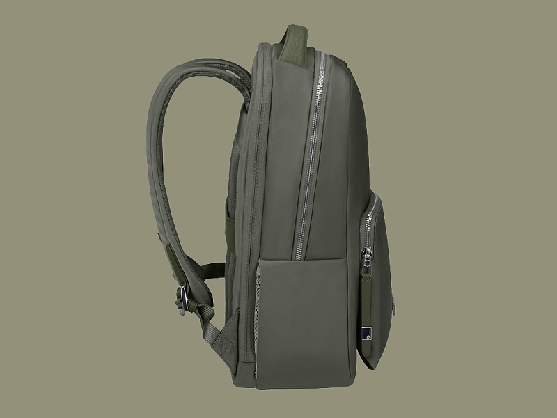 Samsonite  BE-HER Hátizsák 14,1" - Olive Green Laptop táska, védőtok
